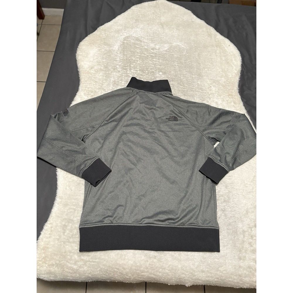 The North Face Tech Mens Gray‎ Zip Up Jacket Size Large Logo - Picture 2 of 8